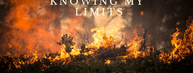 Eucalyptus bush burning - Knowing my limits (in intense situations)